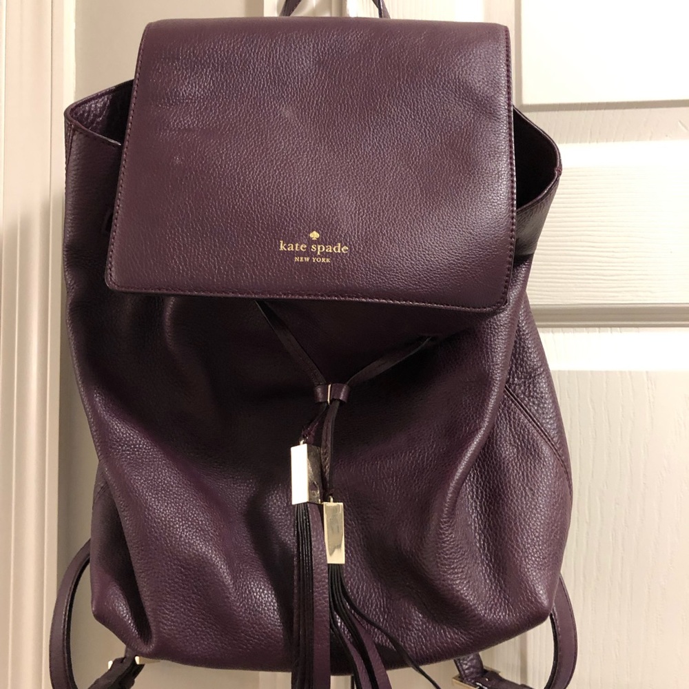 Kate Spade leather back pack